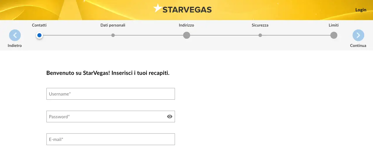 verifica del casinò starvegas